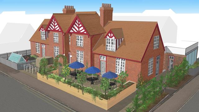 CGI Of Southwold's Old Hospital Hub