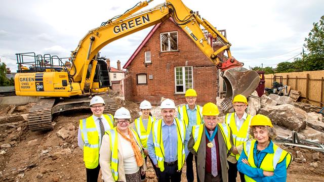 Development Partners Mark The Start Of Construction At Southwold's Old Hospital