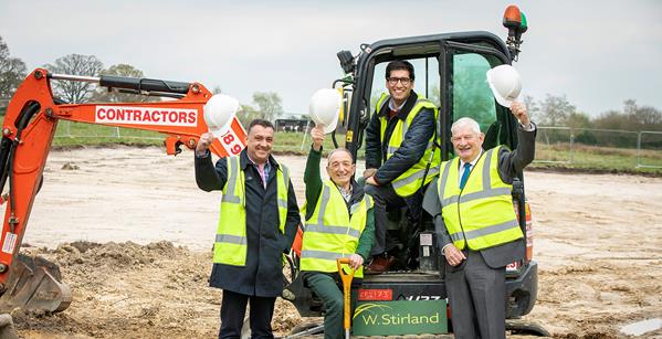 Celebrating The Start Of Construction At Pamber Heath