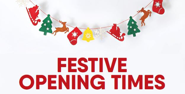 Festive Opening Hours