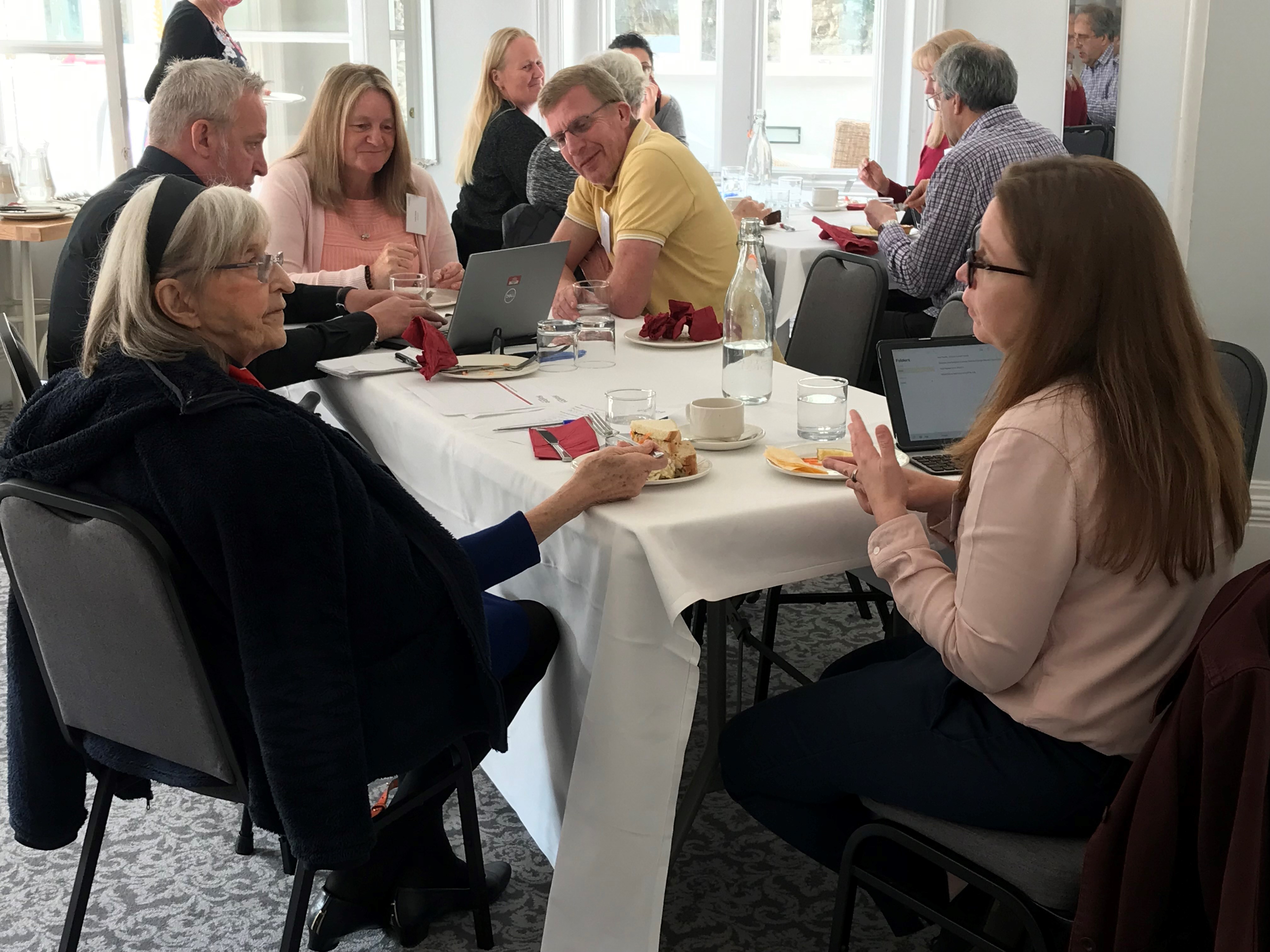 Residents Meet Board