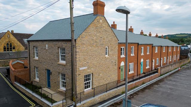 The Old Coal Yard, Bridport Aerial 2