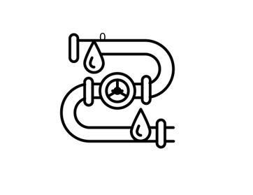 Pipe with turn wheel