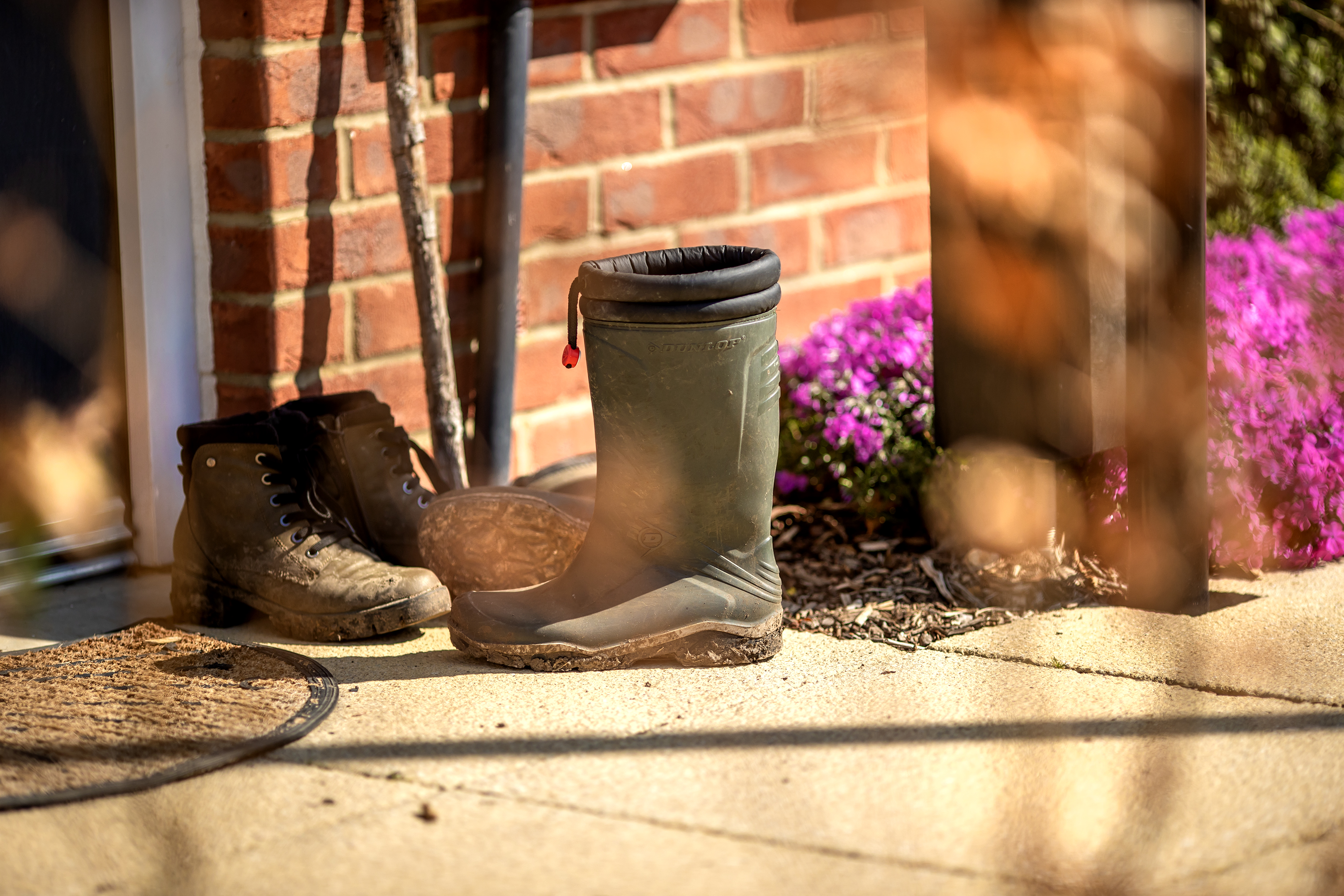 Boots Outside Front Door